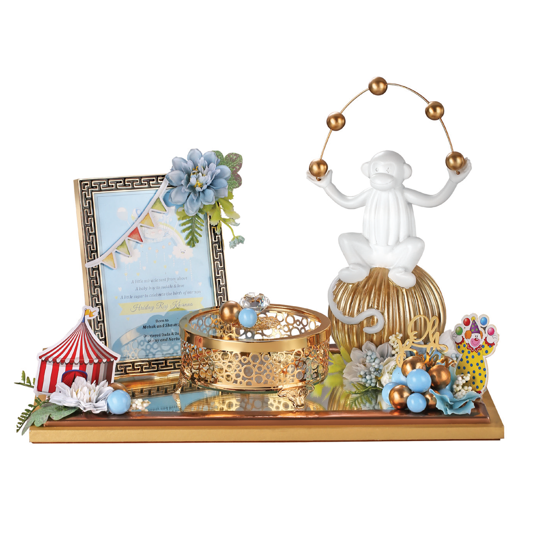 Baby Shower Gift Set – Photo Frame, Toy &amp; Greeting Card