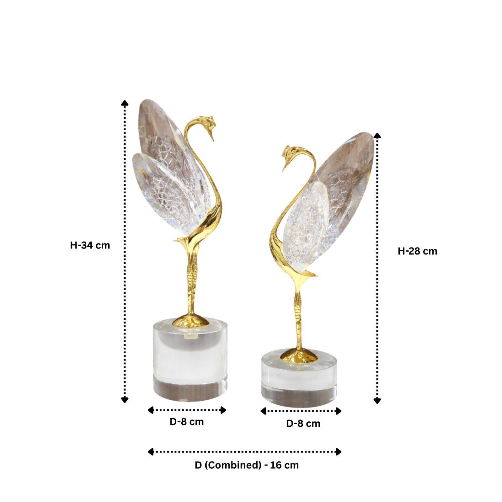 Set of Golden Grace Swan(MZHA-085+MZHA-086)