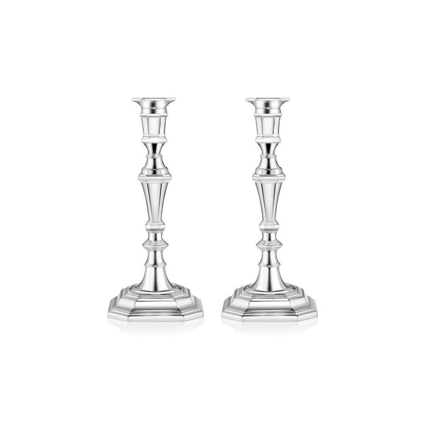 Set of 2 Candle Stand Silver