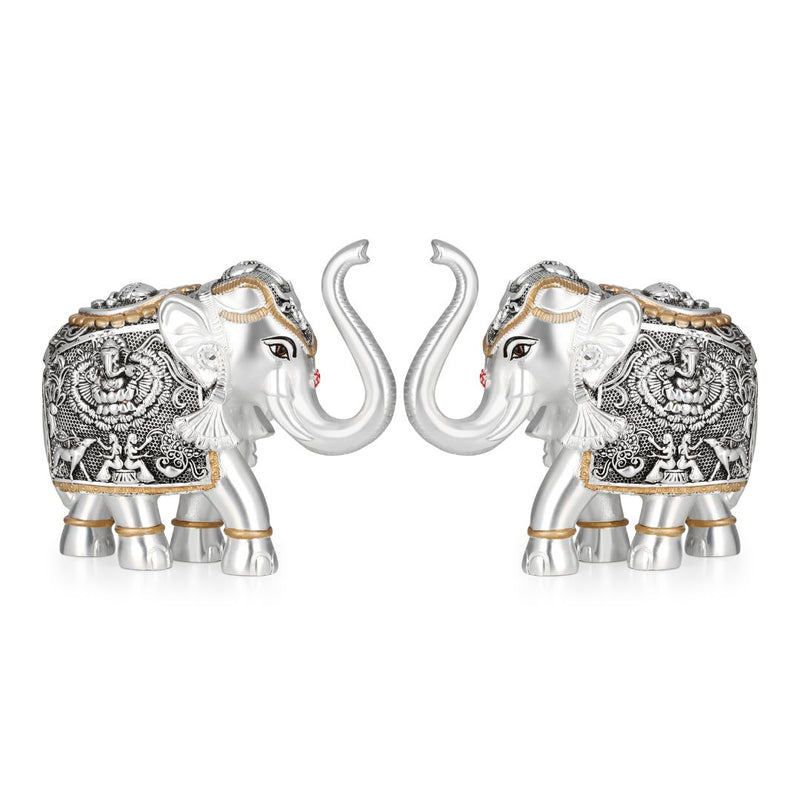 Silver elephant small size