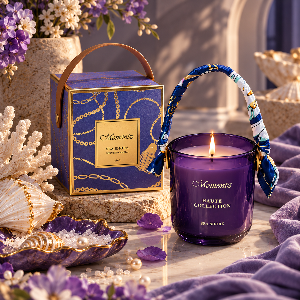 Luxury Scented Candle Sea Shore