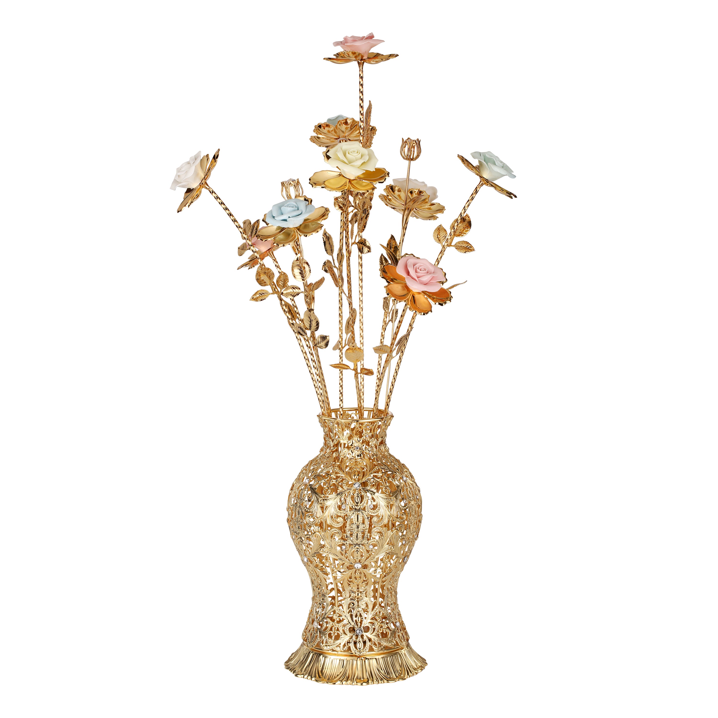 Flower vase Silver (H - 67 cm)