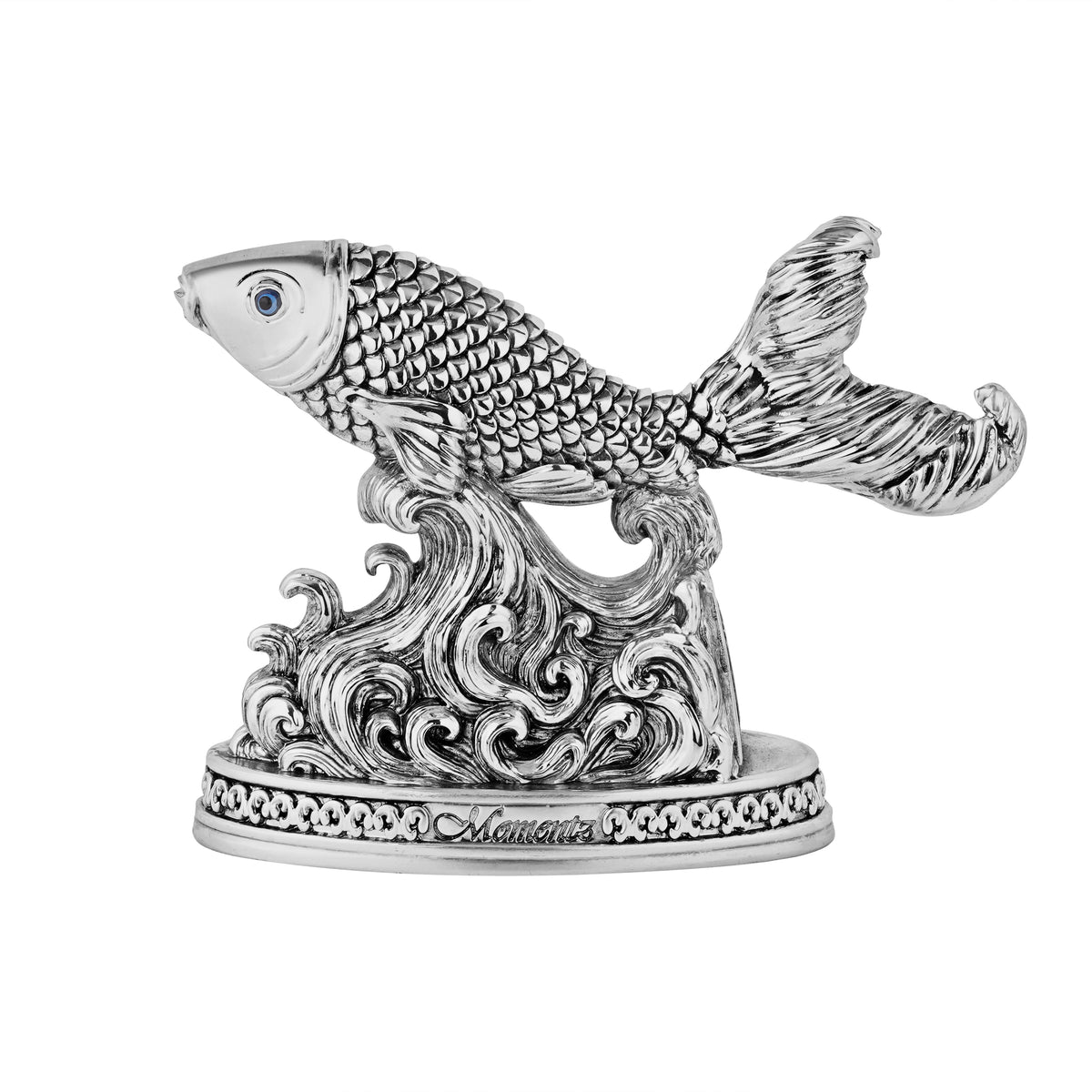 Laxmi Yantra Fish Silver Antique