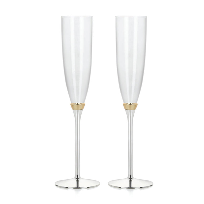 Gold  Base Champagne Flute gold