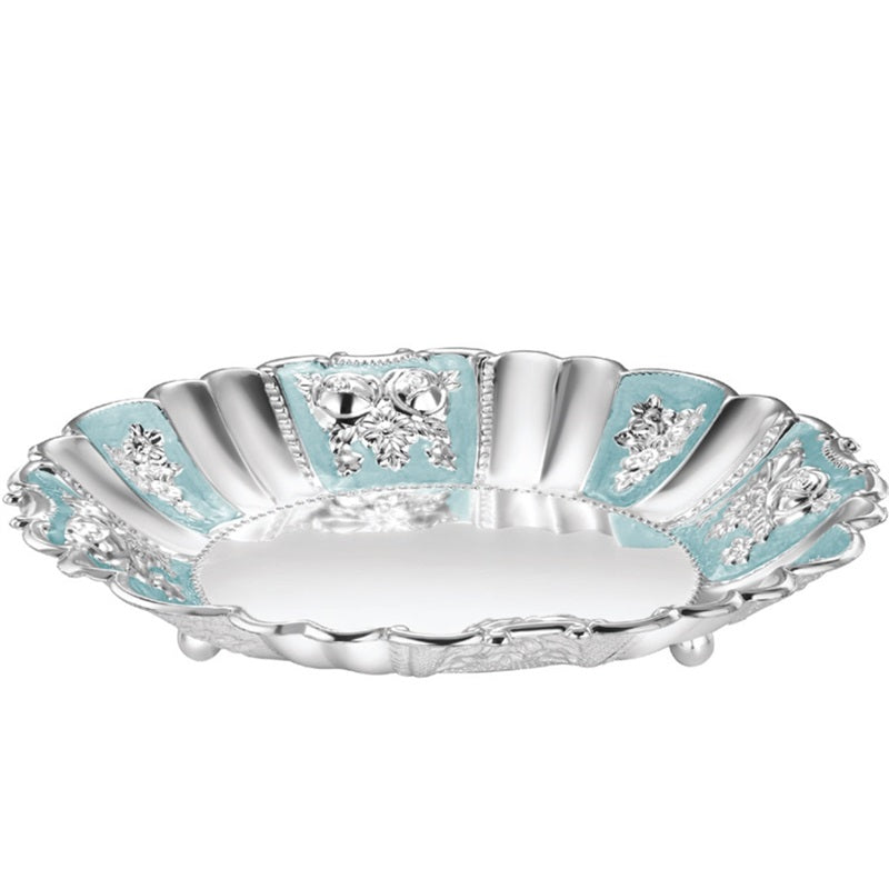 Round Enamel Tray Large
