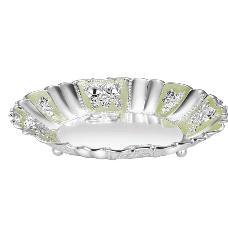 Round Enamel Tray Large