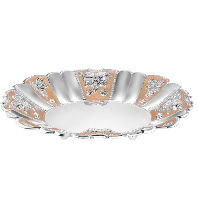Round Enamel Tray Large