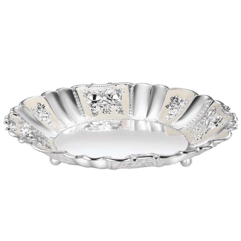 Round Enamel Tray Large
