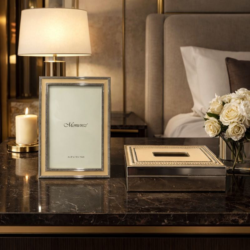 Classic Silver Photo Frame & Keepsake Box Set