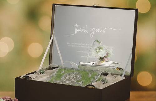 Elegant Gift Set with Decorative Bowl & Keepsake Box