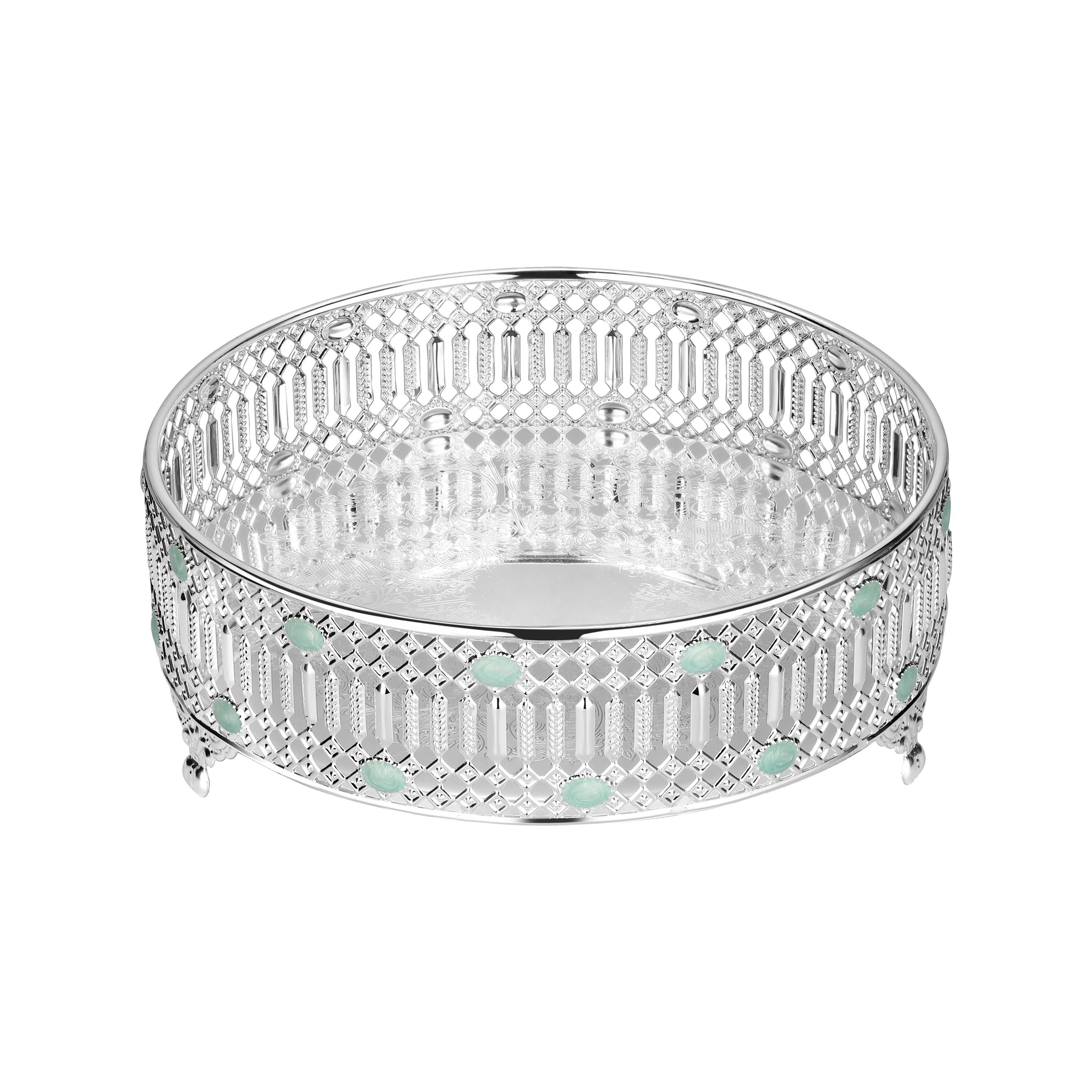 Round Tray Blue