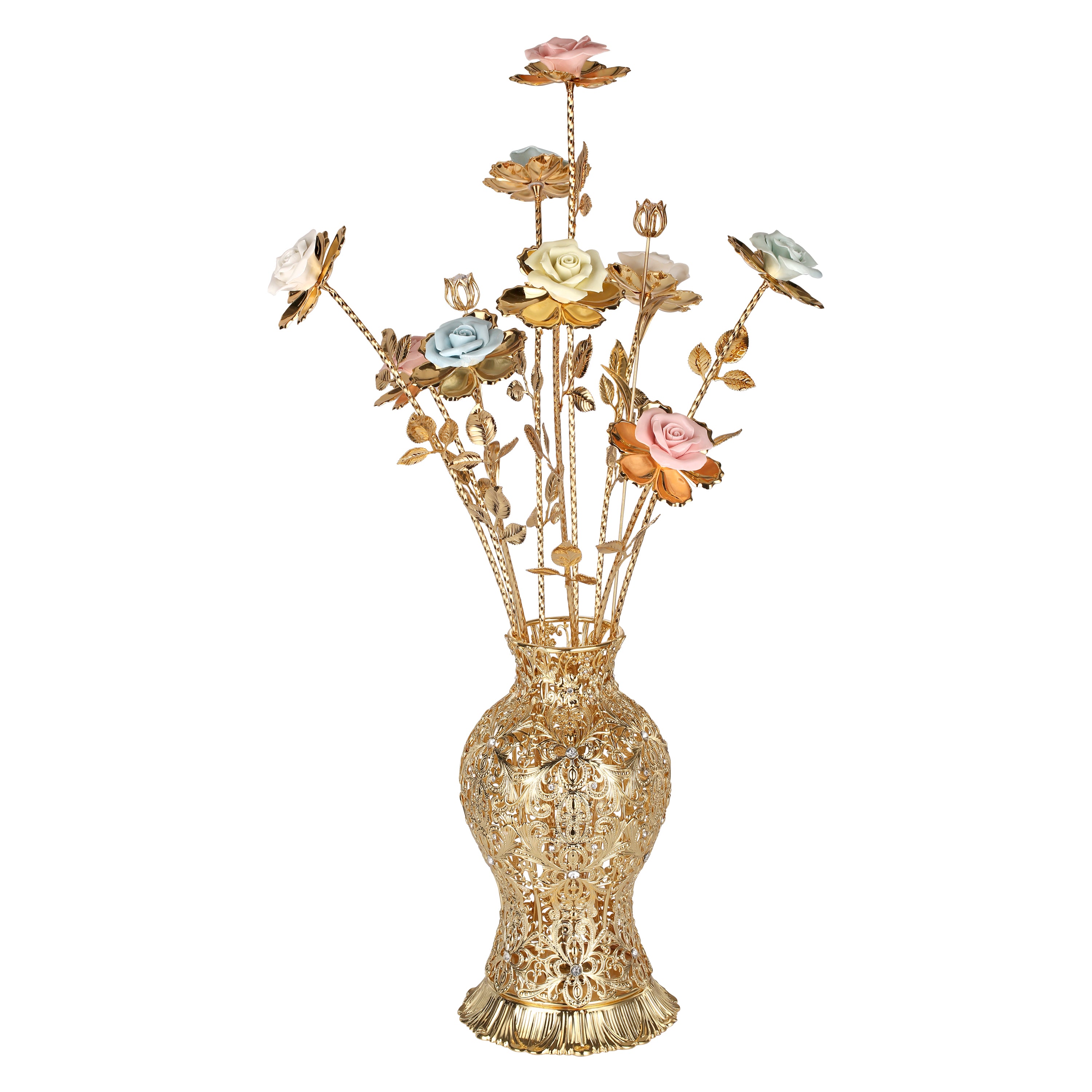 Flower vase Silver (H - 67 cm)