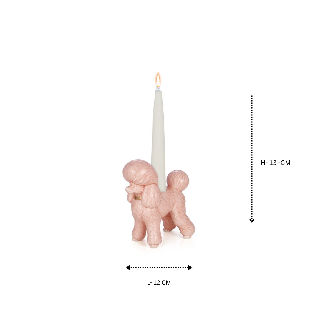 Poodle Candle Holder