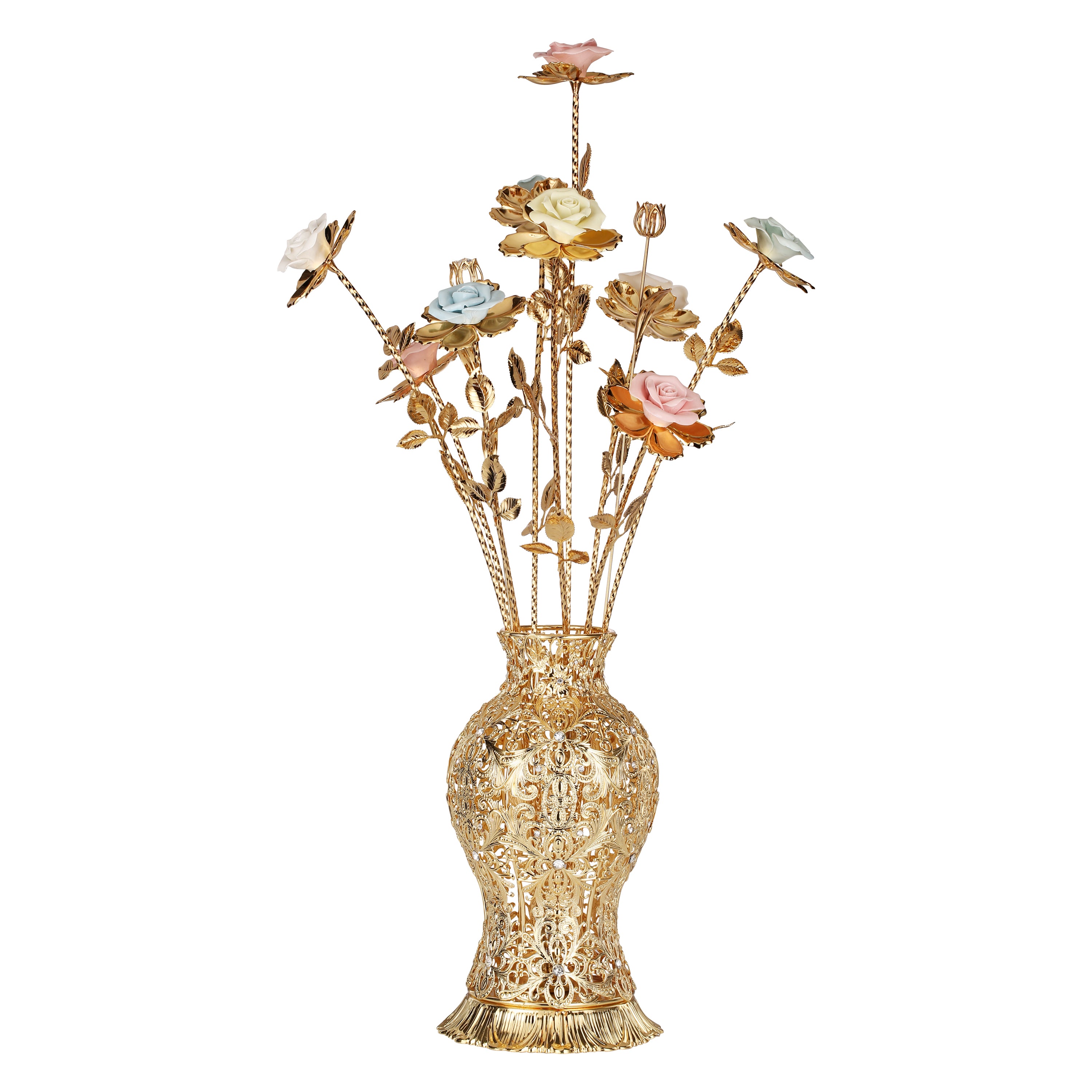 Flower vase Silver (H - 67 cm)