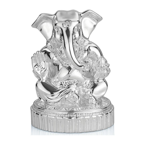 Small Ganesha Silver + glossy (h-10 cm)