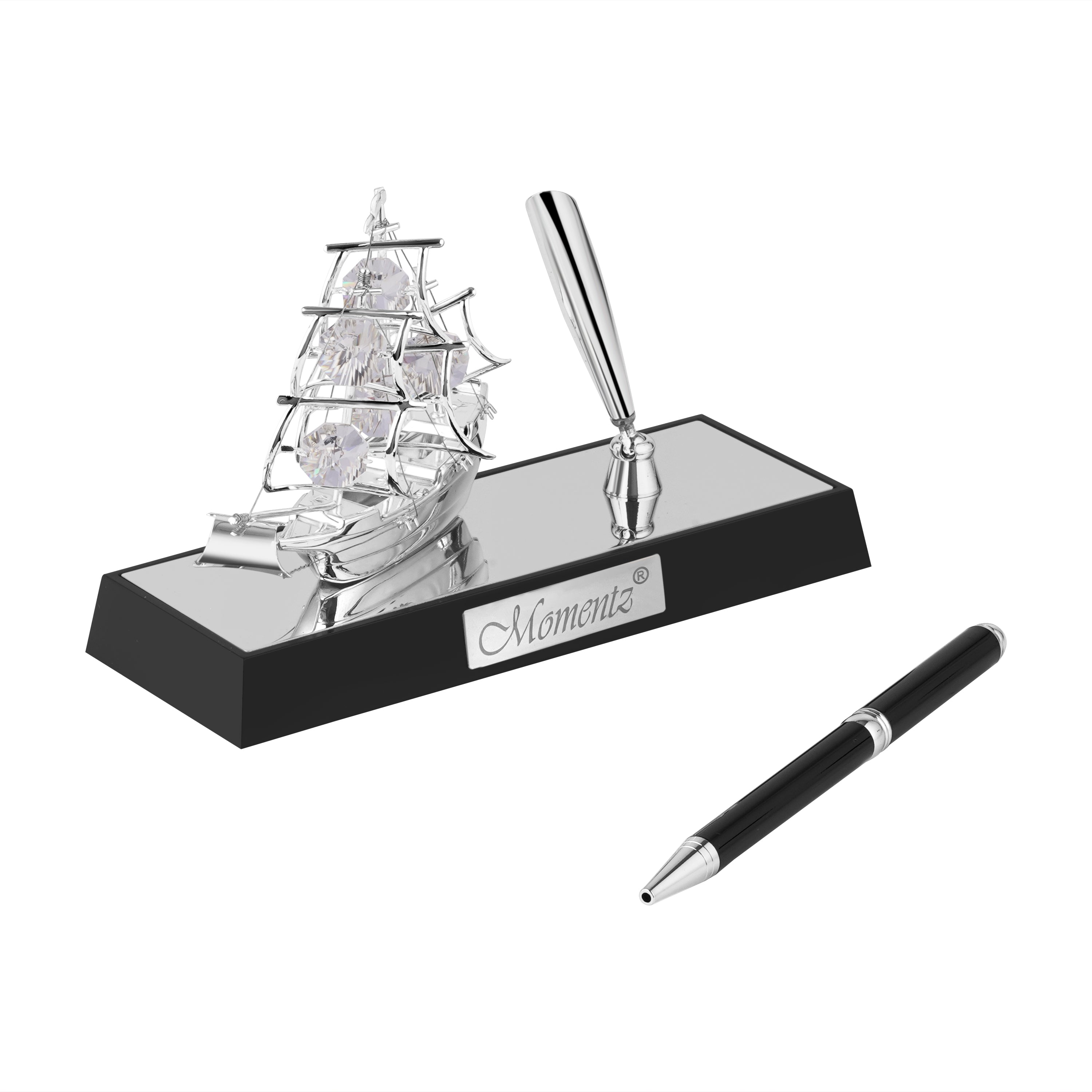 Sail Pen Holder Silver