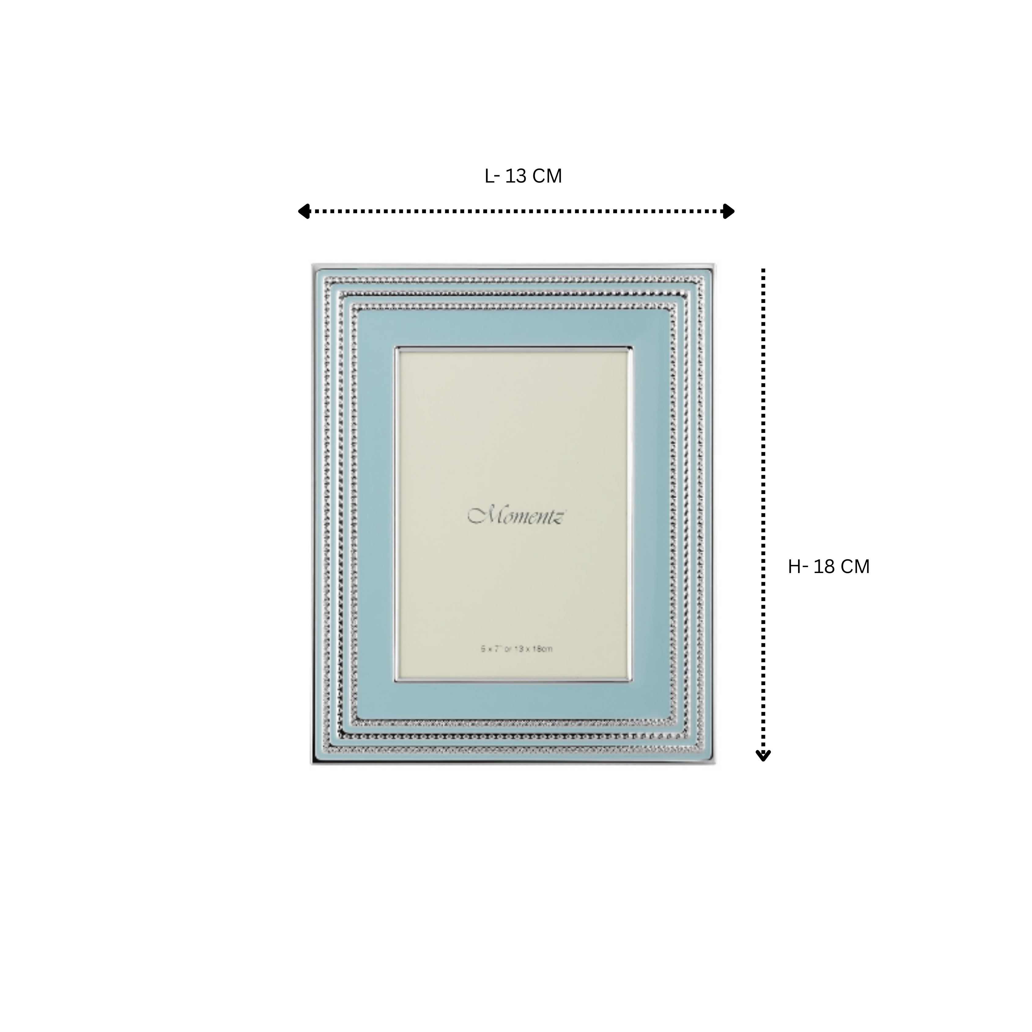 Luxury Photoframe Sky Blue 5*7 inches
