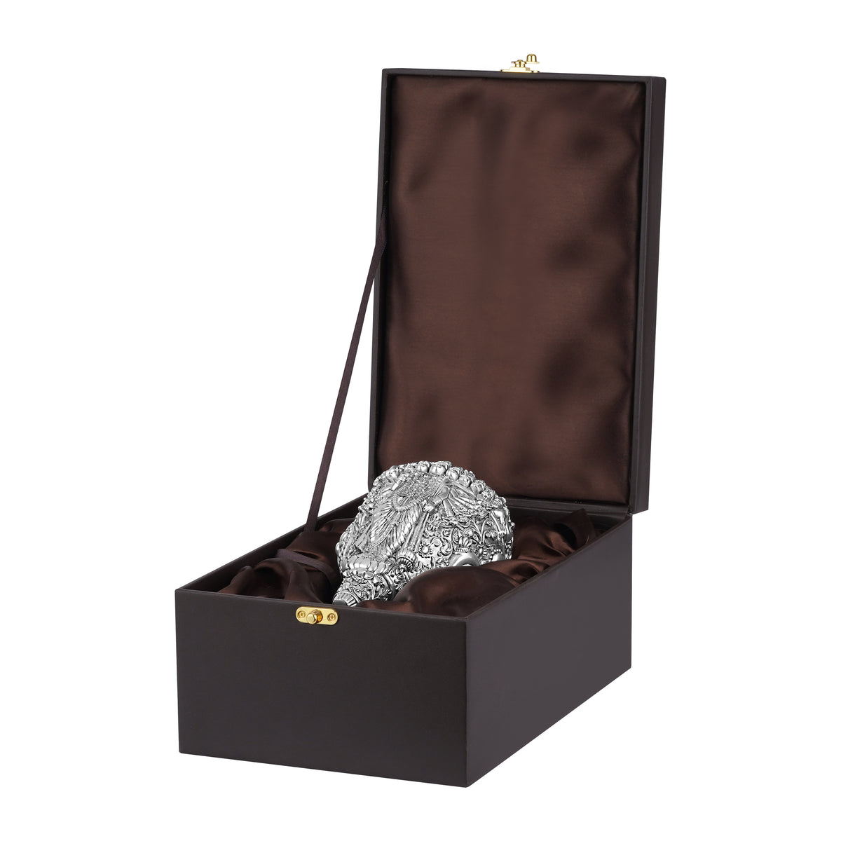 New Vishnu Shankh Silver Idol