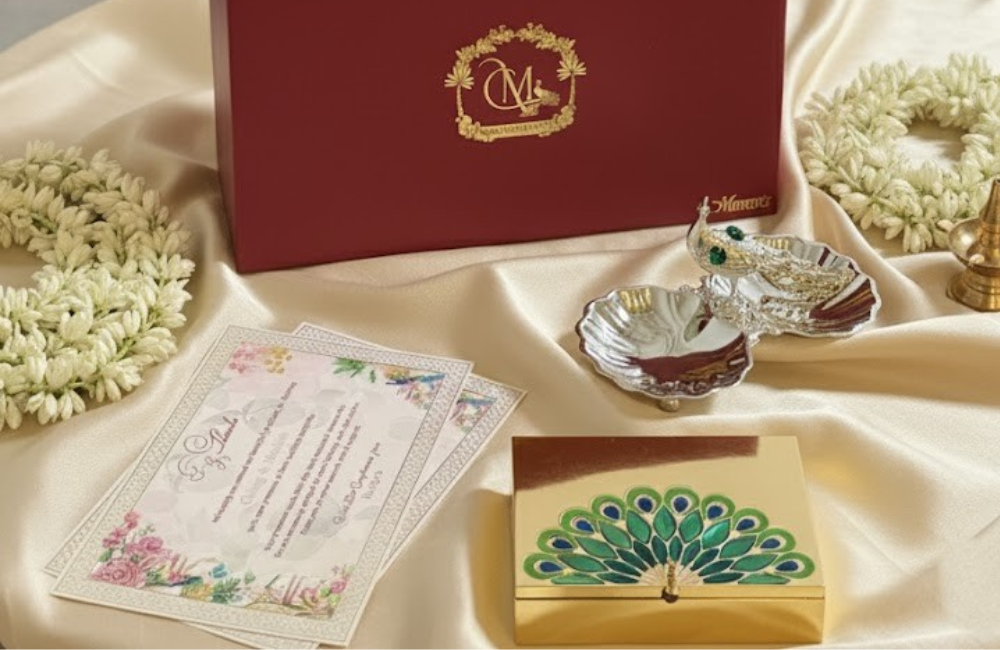 Royal Garden Keepsake Gift Box (Pink & Blue)