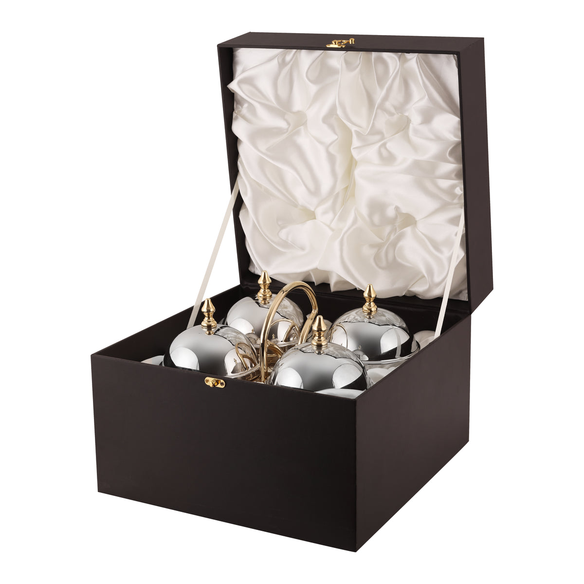 Opulent 4 in 1 Dry Fruit Serving Bowl Set with Stand