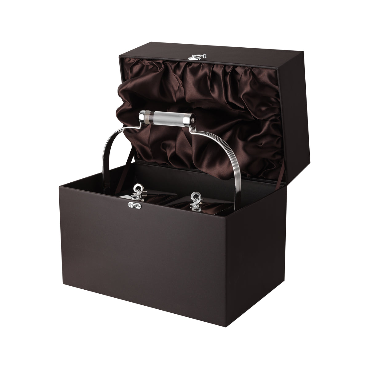 Set of 2 elite nut treasure with handle