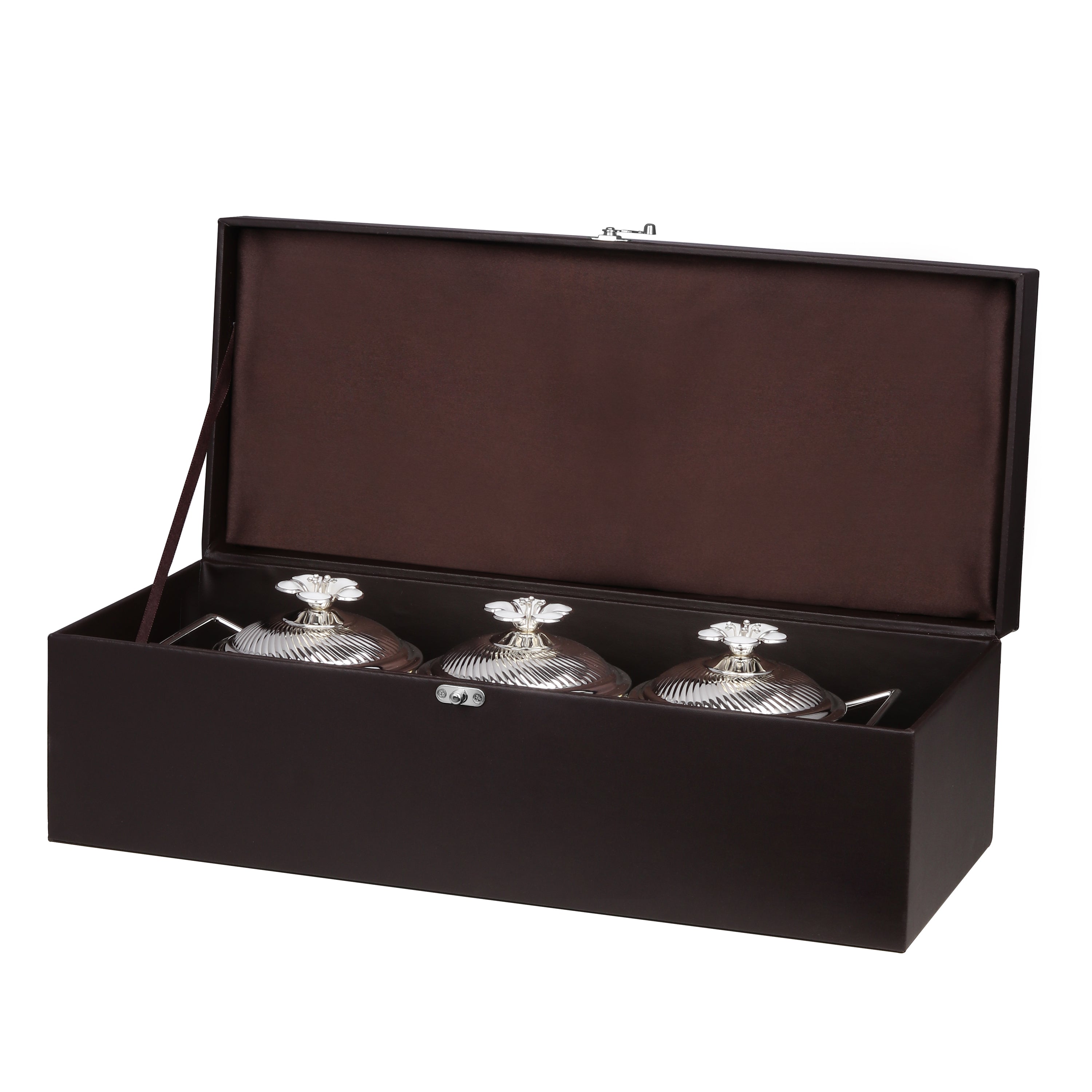 3 in 1 Serving Bowls with Lid White