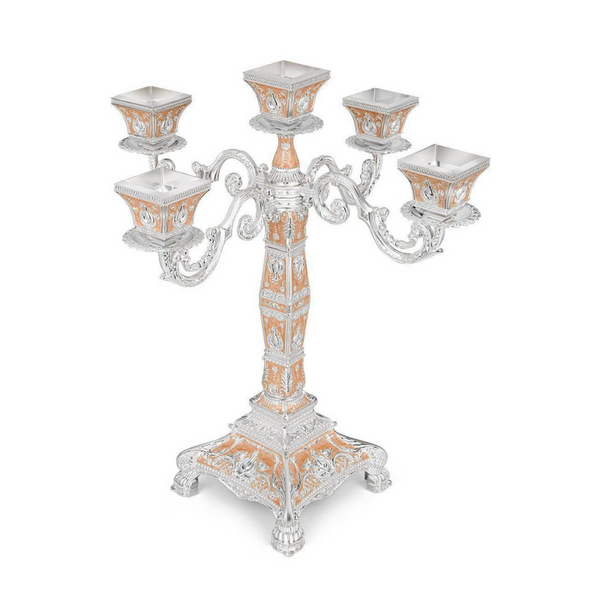 5 in 1 Candle Stand Peach