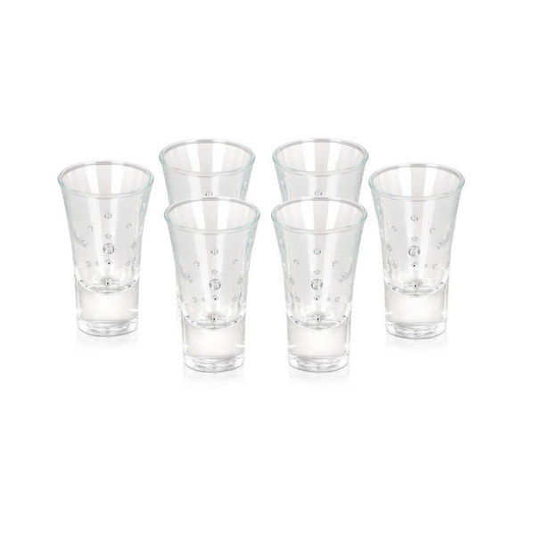 Set of 6 Swarovski Shot Glasses CLEAR