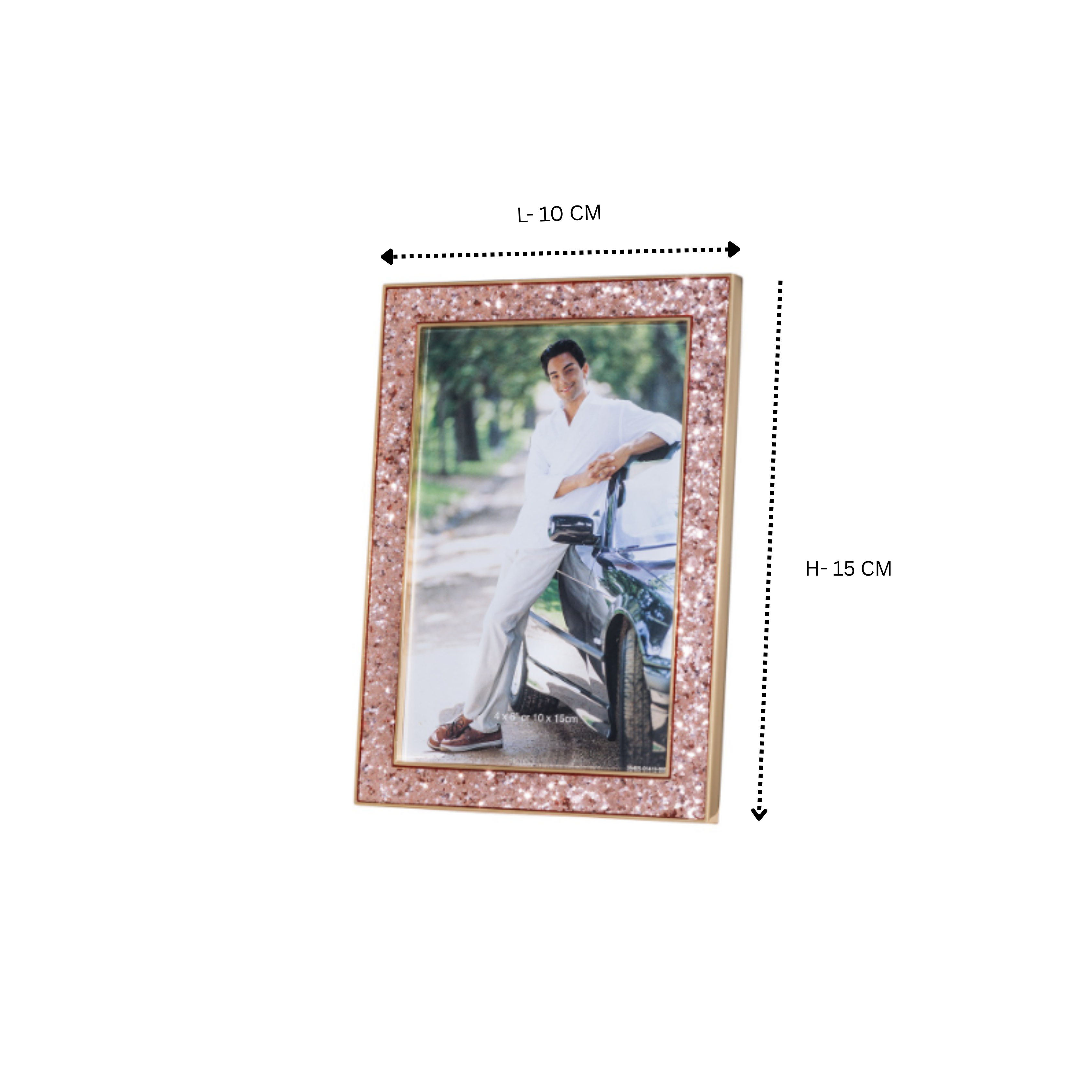 Shimmer Photoframe- Pink
