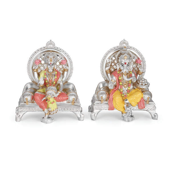 Singhasan Laxmi Ganesha 8cm
