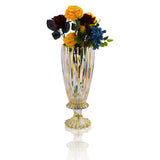 Swirl design vase with golden lining 71-721945