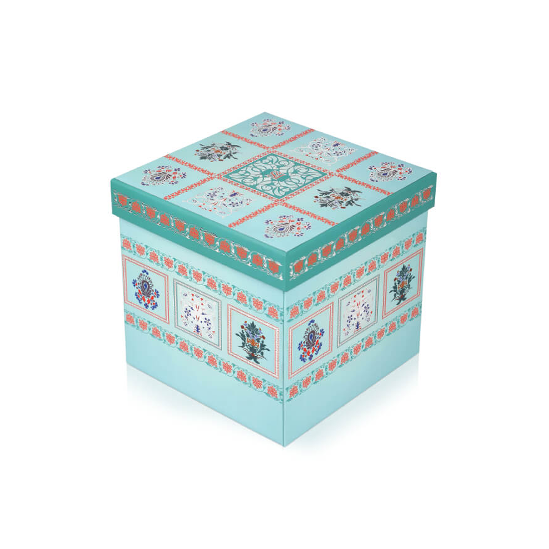 Royal Mint Green Wedding Invitation with Dome Keepsake