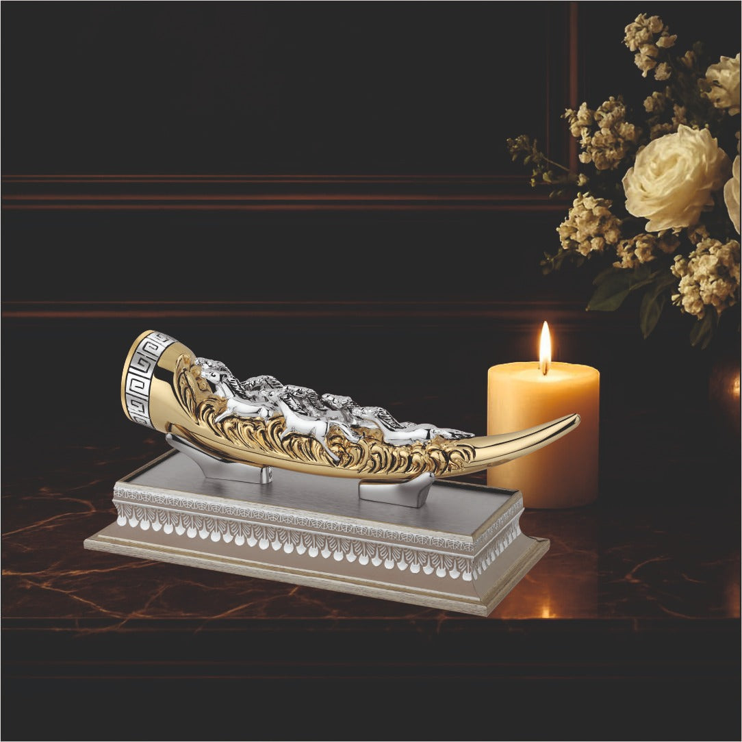 Seven Horses On Tusk Dual Tone - Small