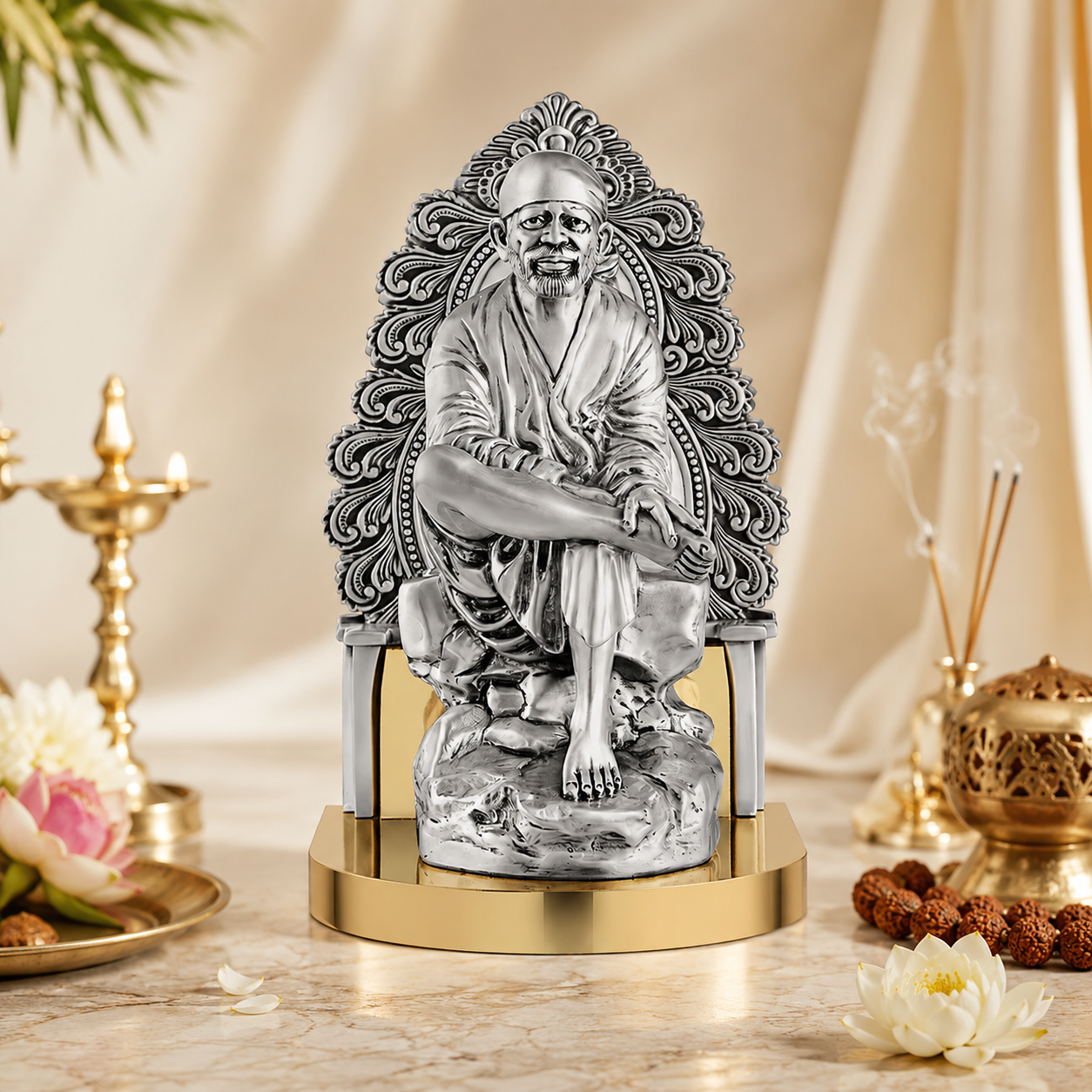 Sai Baba Blessing Idol