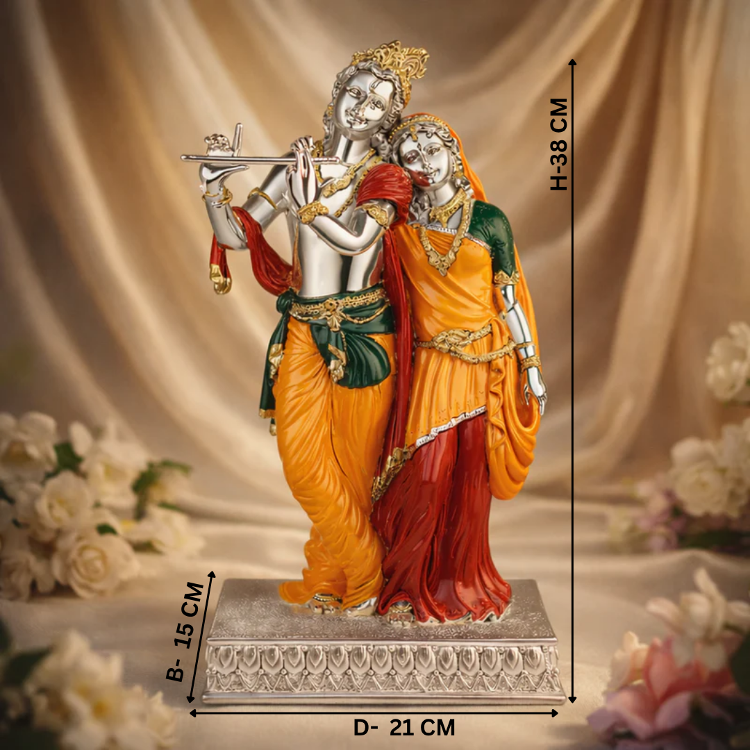 Radha Krishna Vibrant Prem Shringar Idol