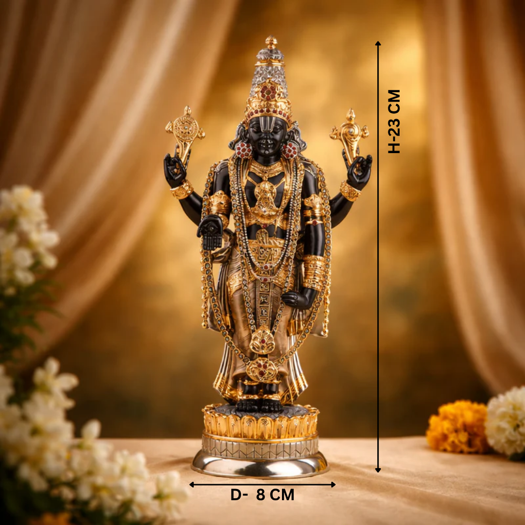 Tirupati Balaji Royal Gold Idol