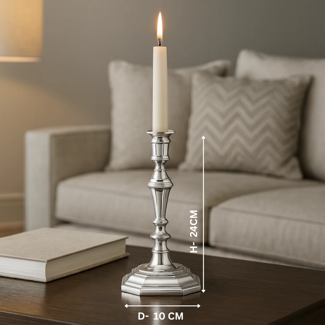 Candle Stand Silver
