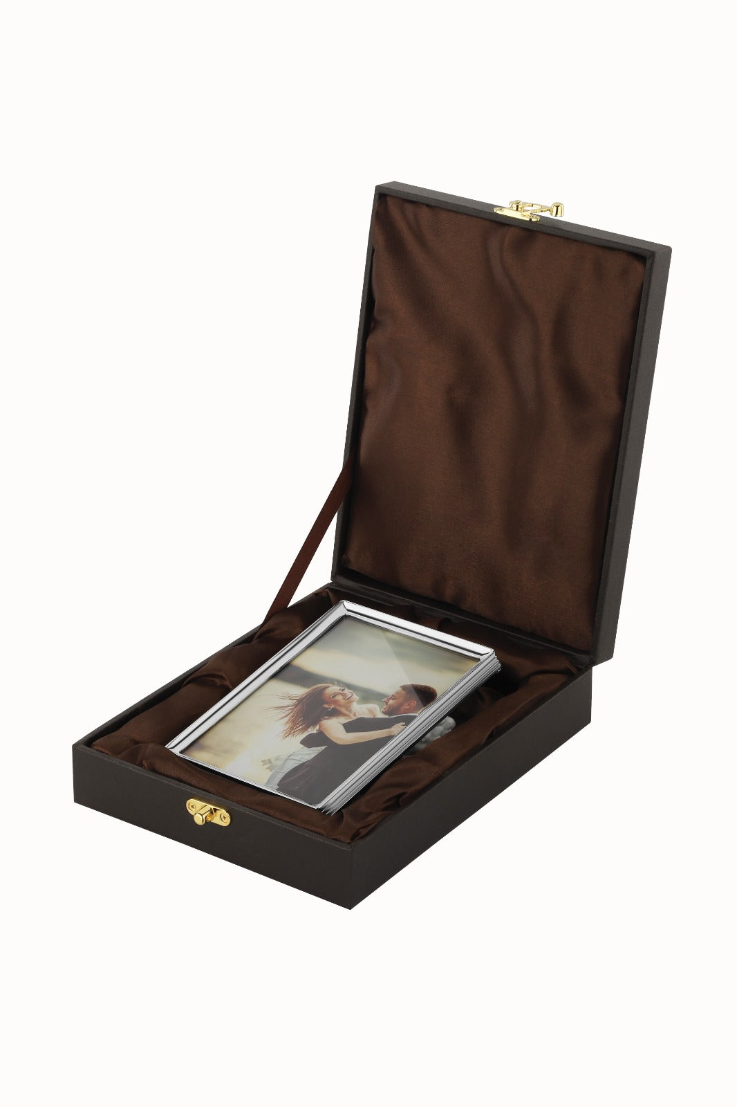 Elegant Silver-Plated Photo Frame – Vertical Portrait Display 4*6