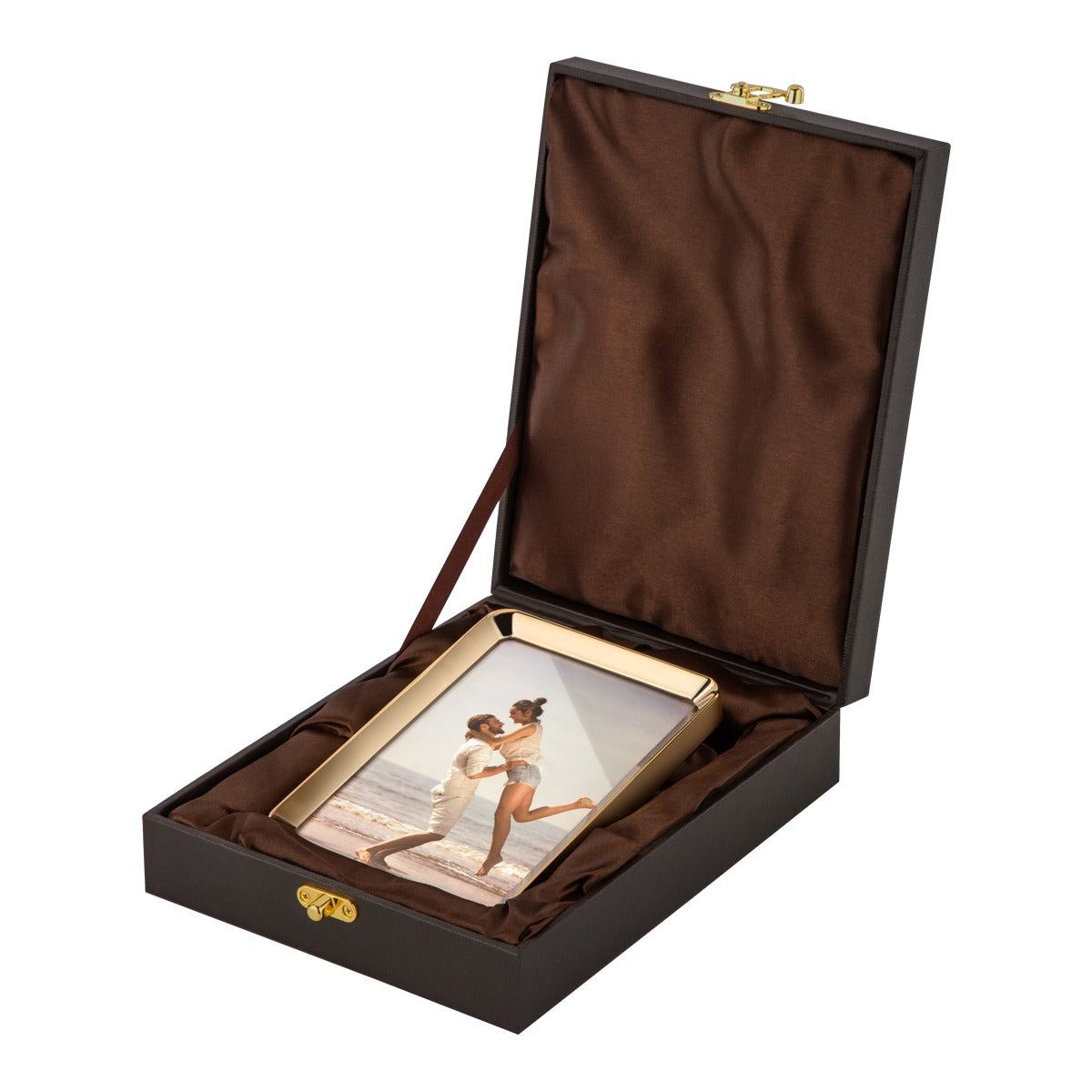 Luxurious Gold-Tone Photo Frame – Vertical Display 4*6 - golden