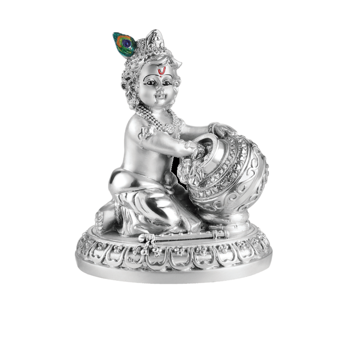 Bal Gopal with makhan- Colored