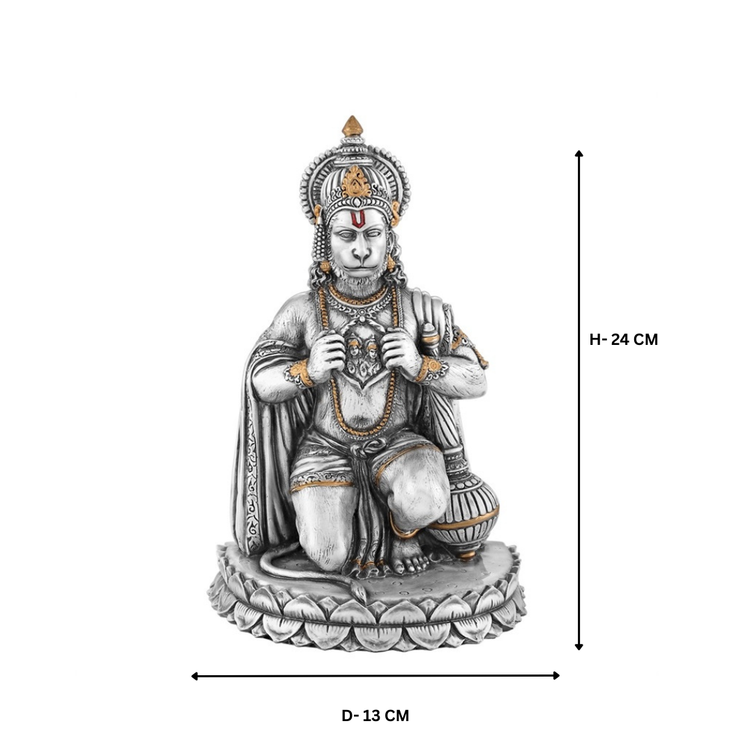 Voi casa Chest hanuman ji Silver