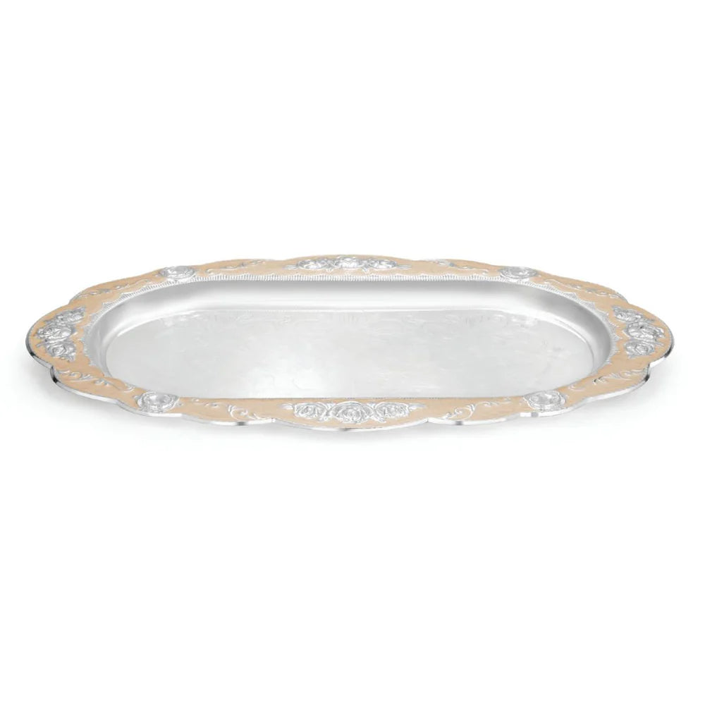 Peacock Oval Tray