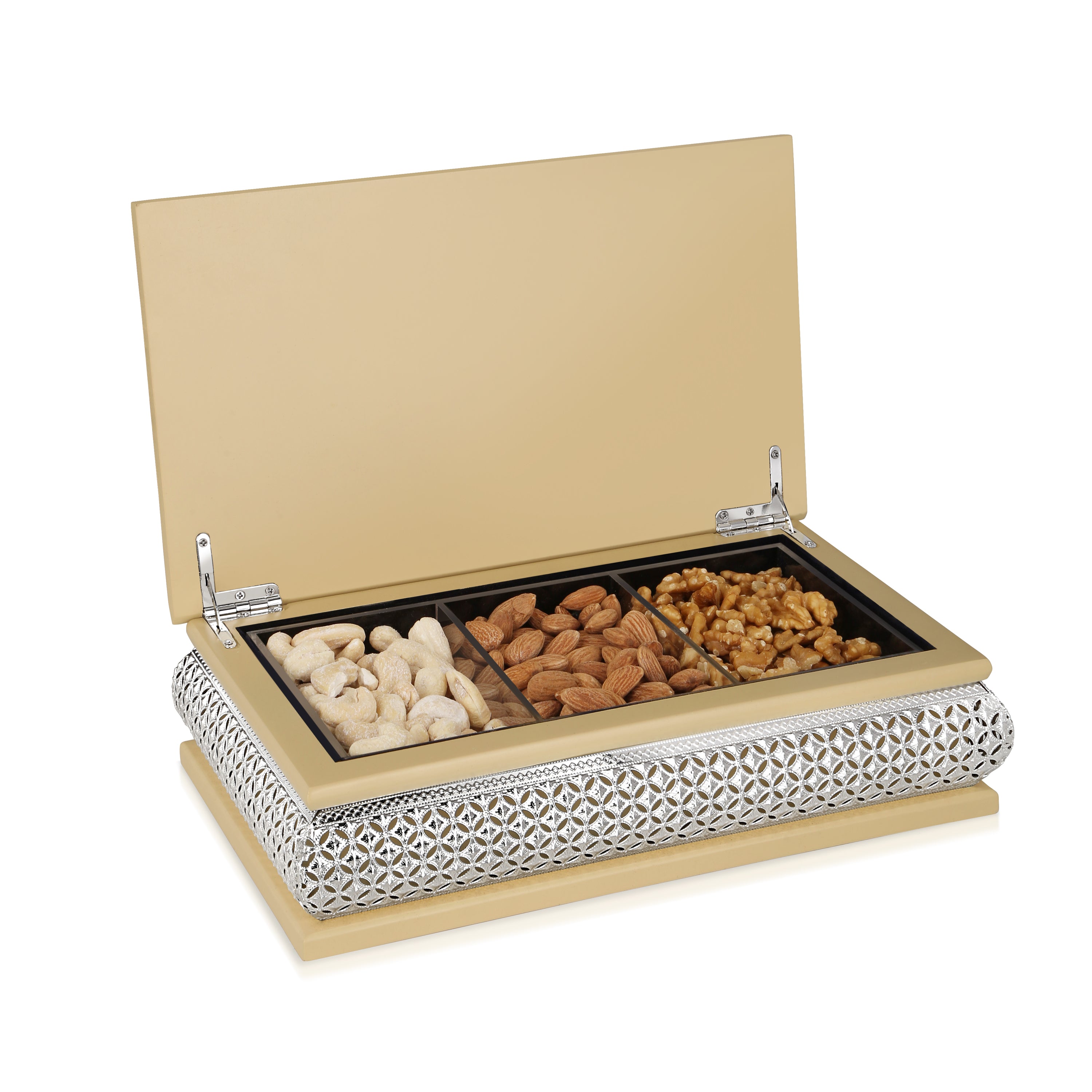 Rectangle Peacock DryFruit Box