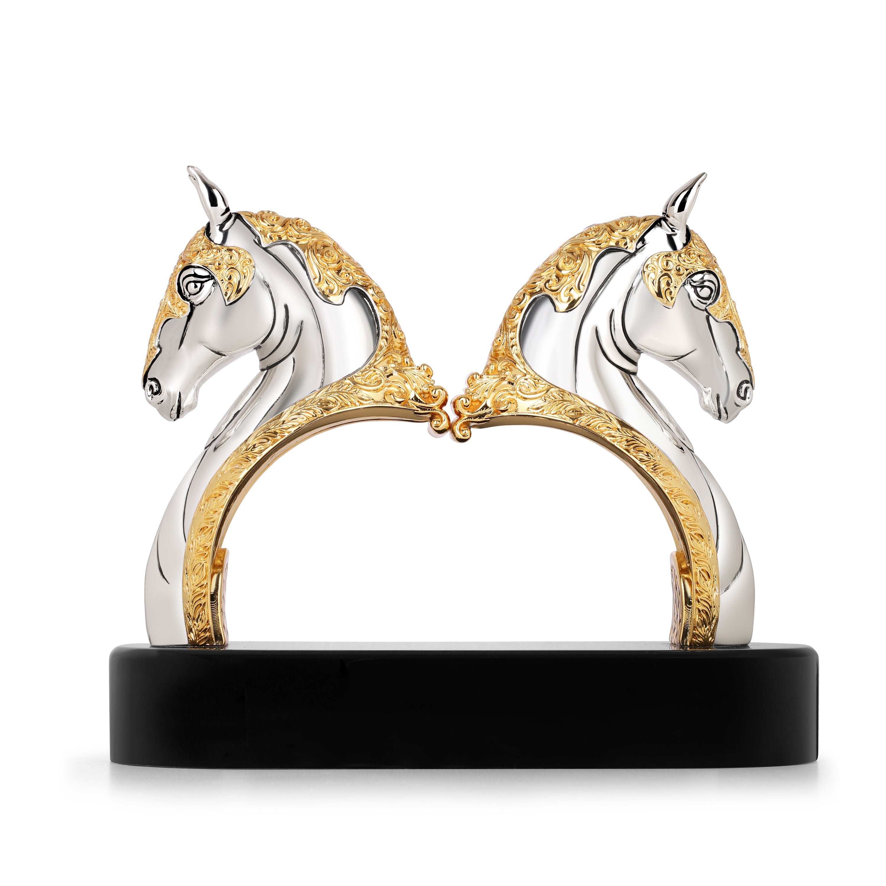 2 Horse Head With Base