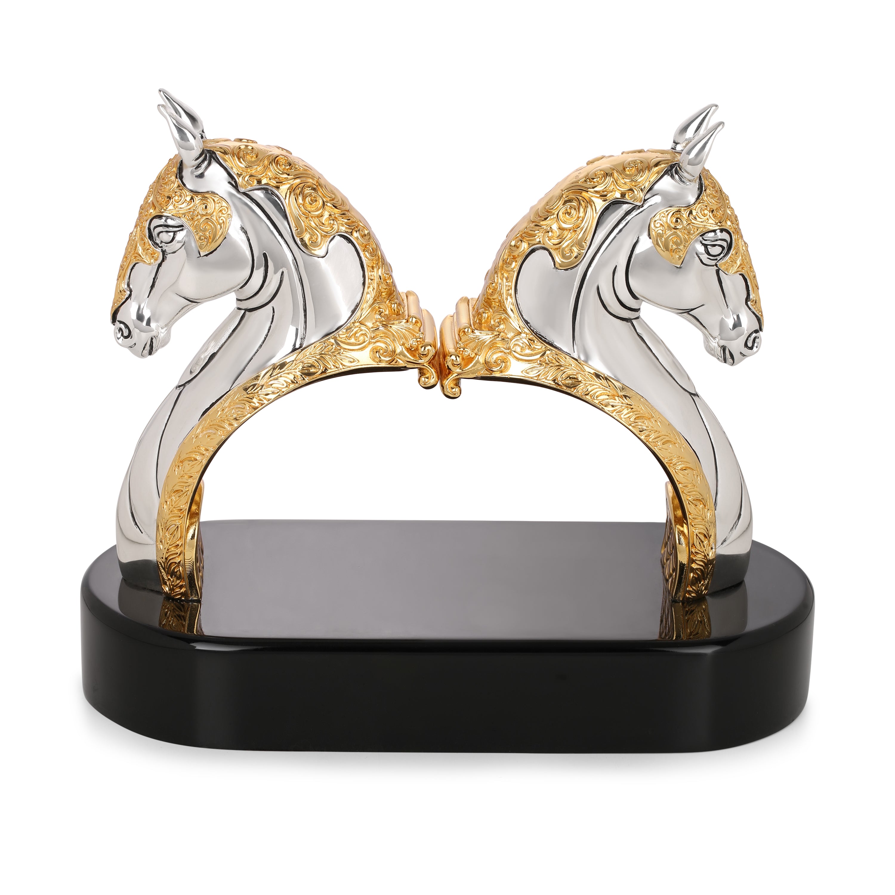 2 Horse Head With Base