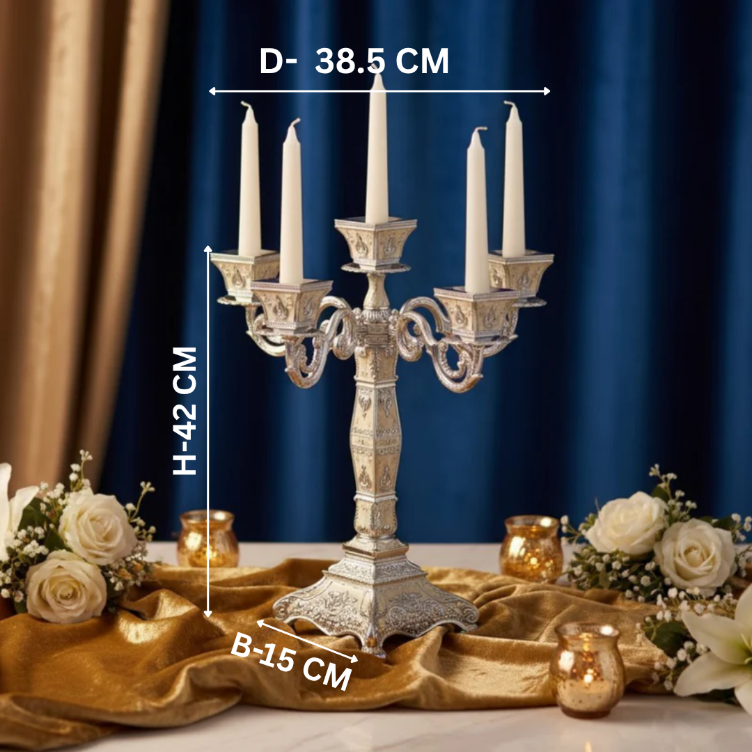 5 in 1 Candle Stand Peach