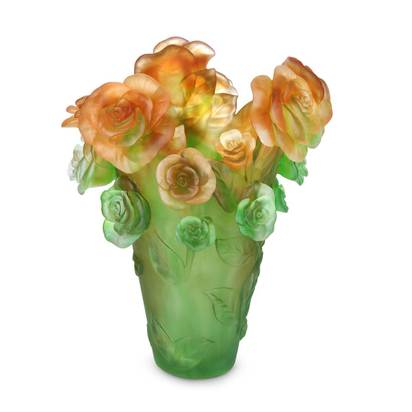 Blossom Brilliance Crystal Colored Flower Vase (H35CM)