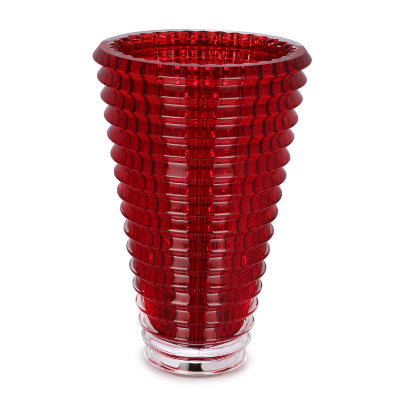 Crystal Ruby Vase (L) (H-34CM)