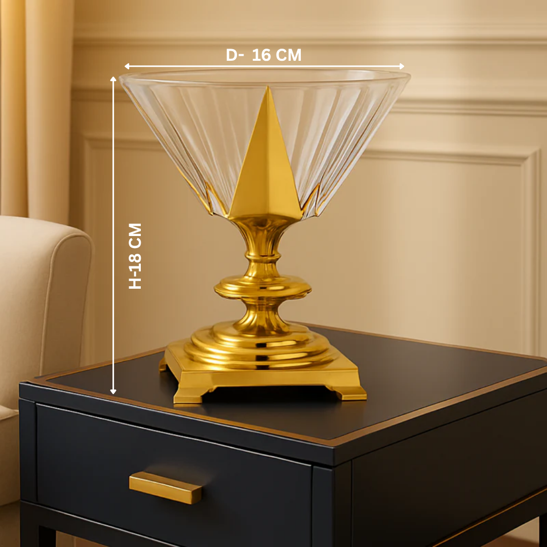 Golden Obelisk Vase