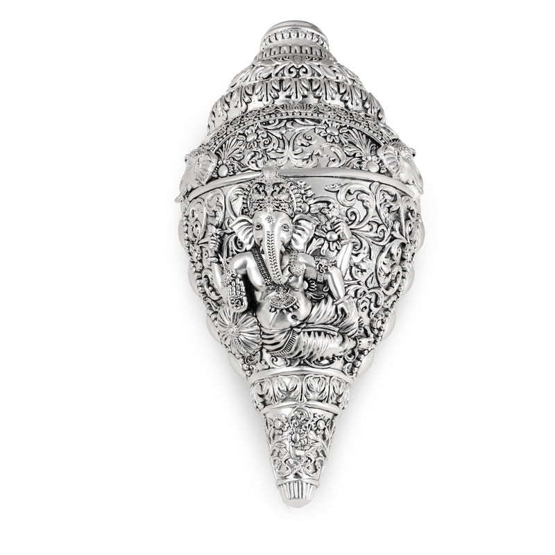 Ganesh Shank Medium Silver